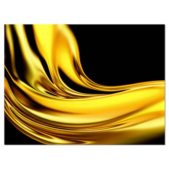 Designart - Yellow Gold Texture Pattern